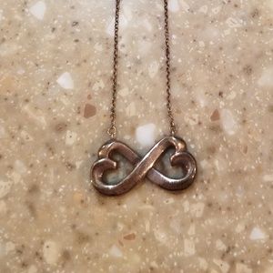 Authentic Tiffany & Co. Double Heart Necklace